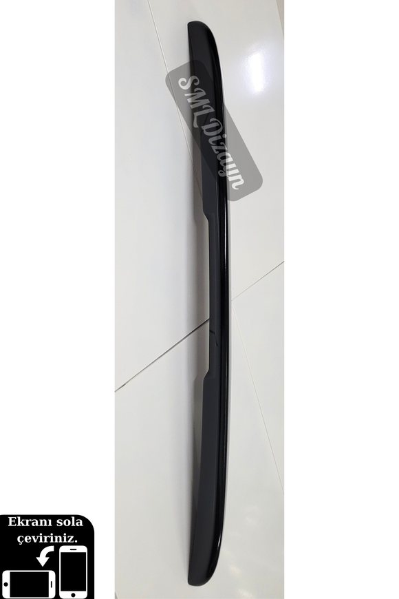 doblo bagaj üstü spoiler parlak siyah