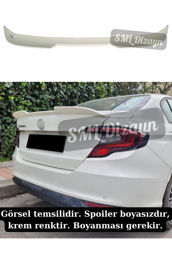 Egea Yarasa Spoiler Bagaj üstü Spoyler Boyasız 2015-2024