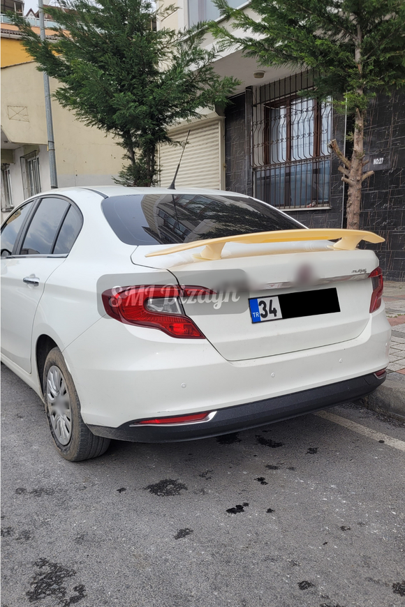 rear trunk spoiler for 2015-2016-2017-2018-2019-2020-2021-2022-2023-2024 fiat tipo
