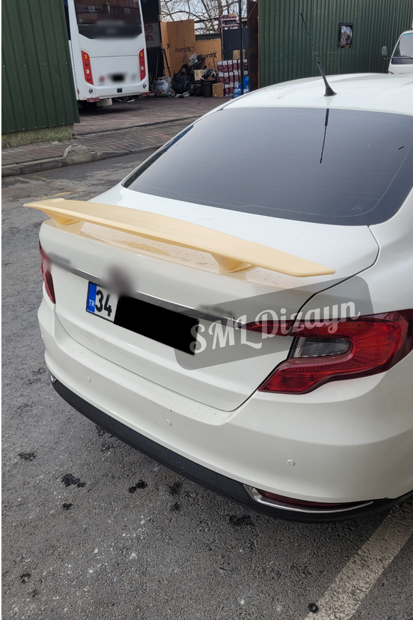 rear trunk spoiler for fiat tipo