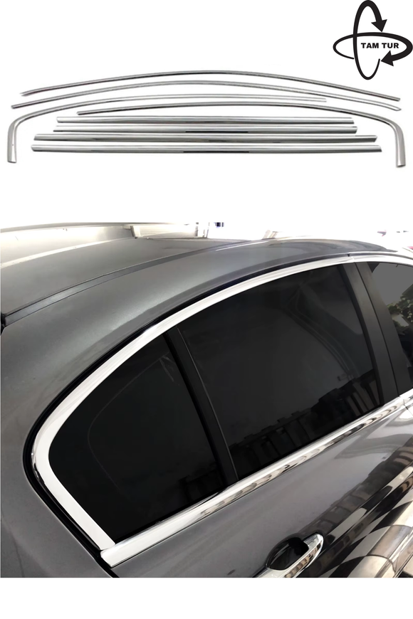 fiat egea krom cam çıtası