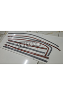 chrome window trims for fiat tipo sedan