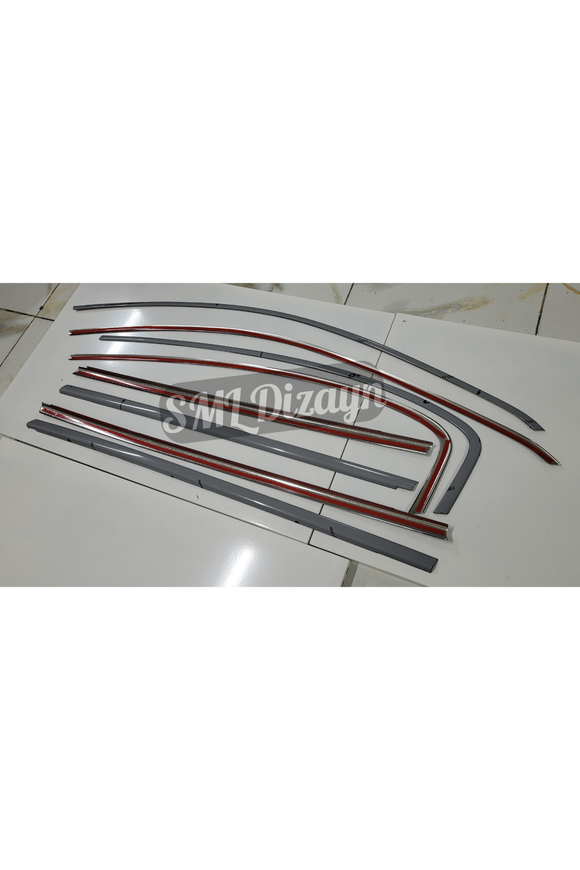 chrome window trims for fiat tipo sedan