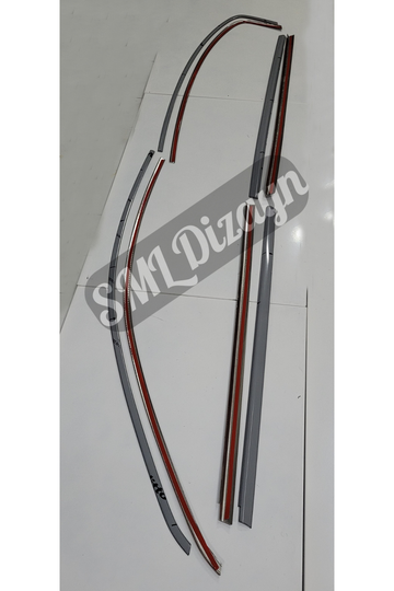 fiat egea krom cam çıtası nikelajı