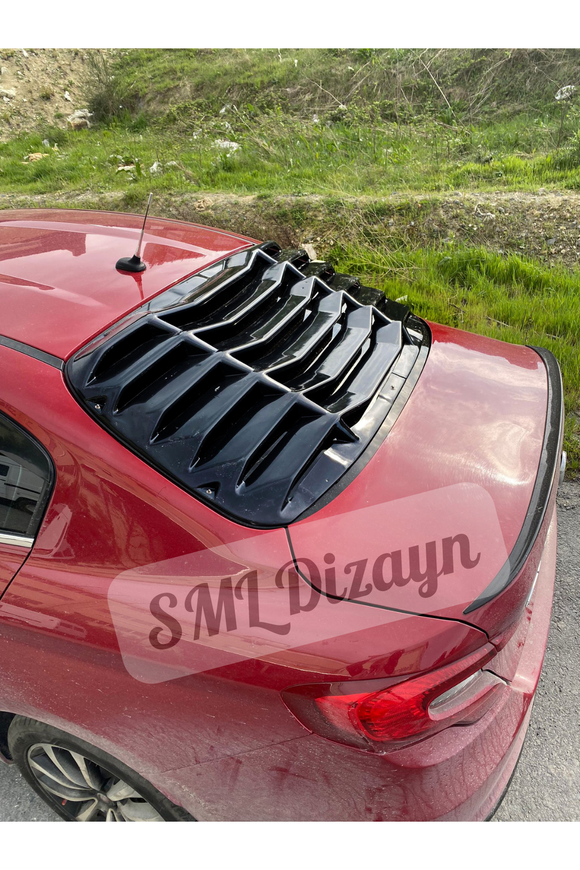 fiat egea sedan arka cam vizör kaplama 