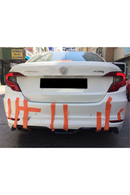 rear diffuser lip for 2015-2016-2017-2018-2019-2020-2021-2022-2023-2024 fiat tipo-egea