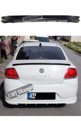 fiat linea arka ek tampon difüzör difizör