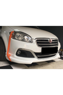 front lip splitter for fiat linea