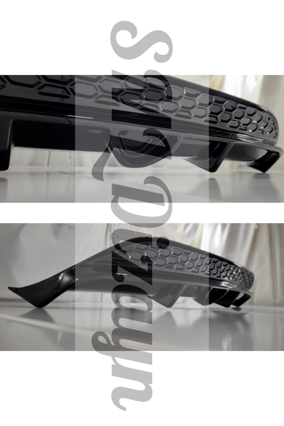 Fiesta Difüzör-Difizör Parlak Siyah Plastik 2008-2017