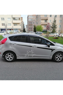 side skirts lip for 2009-2010-2011-2012-2013-2014-2015-2016-2017 ford fiesta