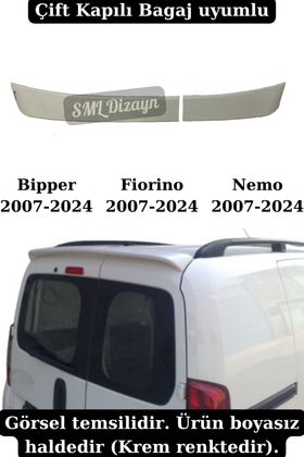 fiat fiorino - peugeot bipper - citroen nemo spoiler bagaj üstü spoyler