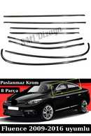 fluence krom cam çıtası