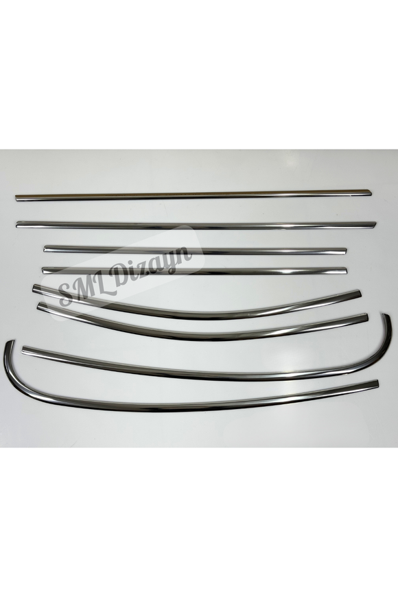 chrome window trims for renault fluence