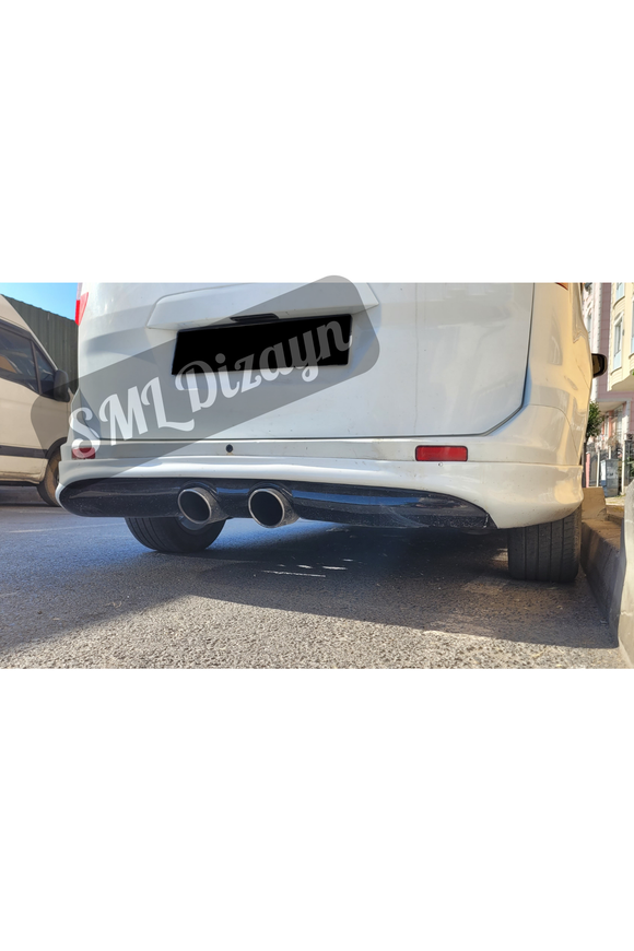 rear r32 diffuser lip for ford tourneo courier