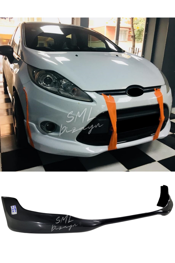 front lip splitter for 2008-2009-2010-2011-2012 ford fiesta 