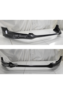 front lip splitter for 2013-2014-2015-2016-2017 ford fiesta