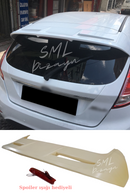 rear trunk roof spoiler for 2008-2009-2010-2011-2012-2013-2014-2015-2016-2017 ford fiesta