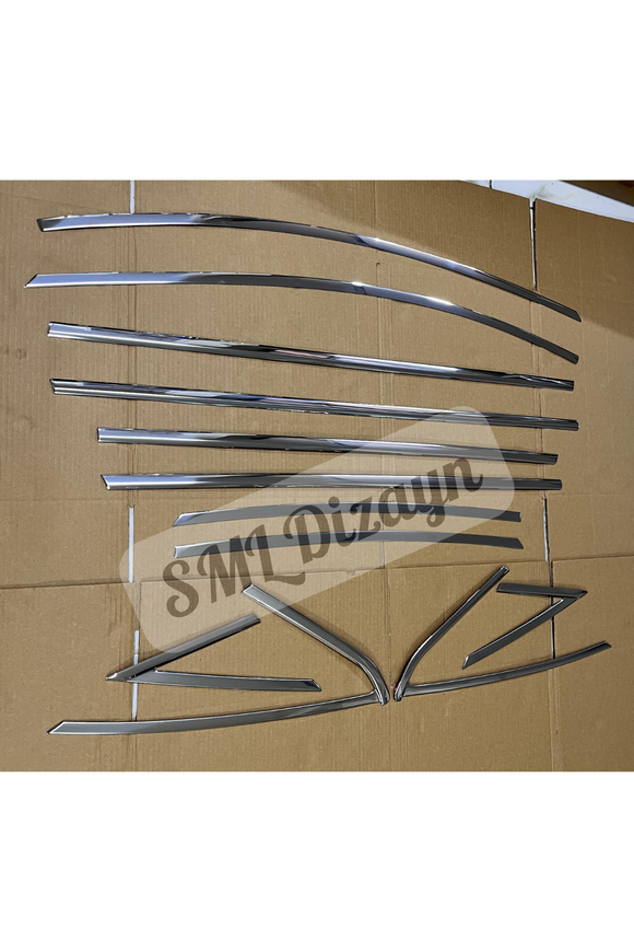 chrome window trim for ford focus 3-3.5 sedan
