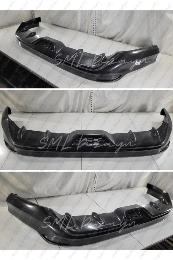 rear diffuser lip for 2012-2013-2014-2015-2016-2017-2018 ford focus 3-3.5 sedan