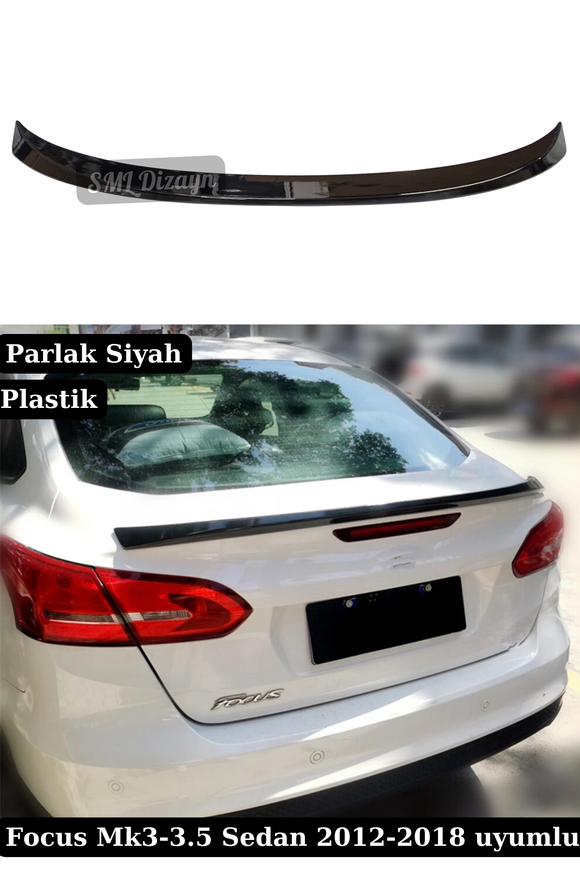 ford focus 3-3.5 sedan spoiler