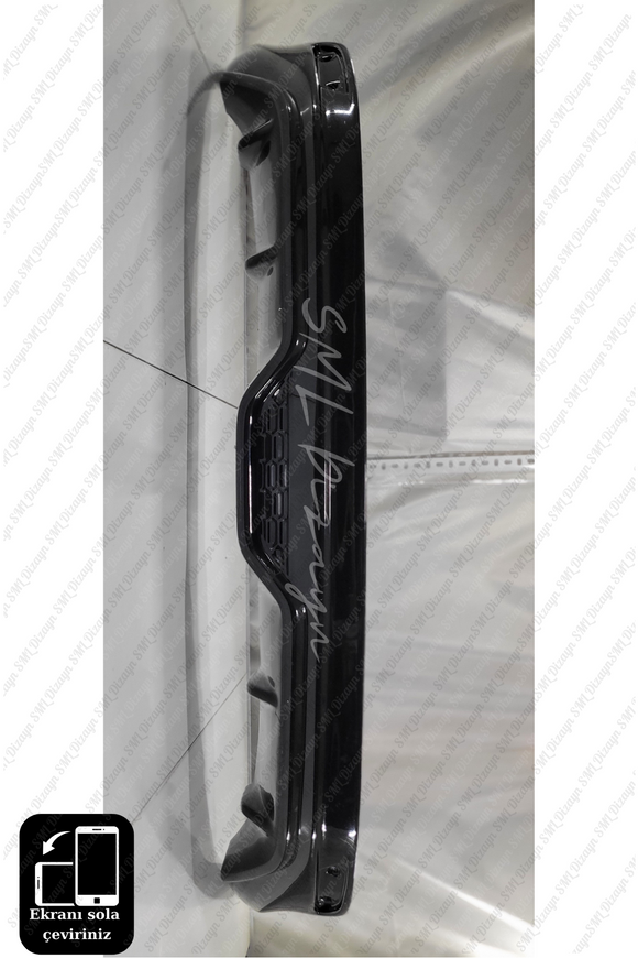 rear diffuser lip for 2012-2013-2014 ford focus 3 hatchback