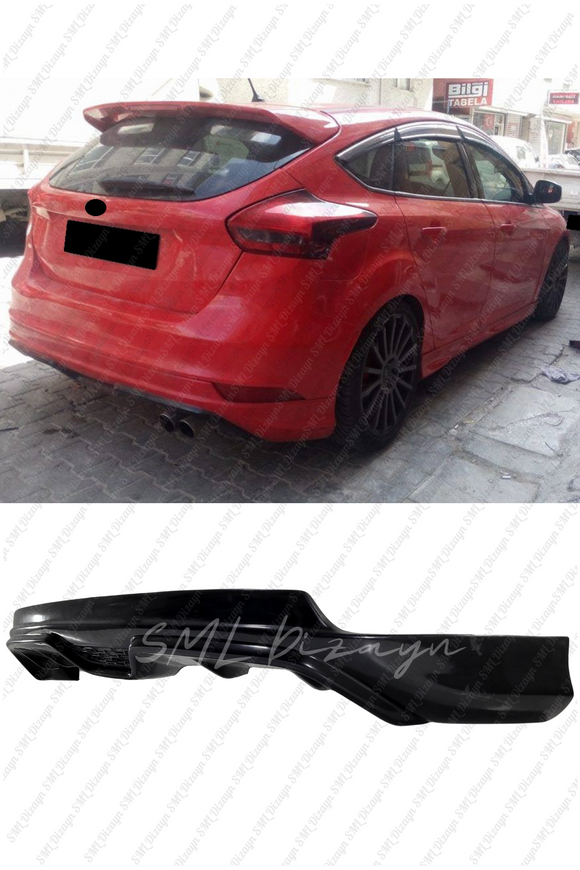 2015-2016-2017-2018 ford focus 3.5 hatchback arka ek tampon difüzör difizör difrizör difrüzör
