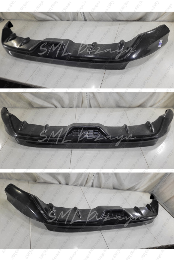 2015-2016-2017-2018 ford focus 3.5 hatchback arka ek tampon difüzör difizör difrizör difrüzör