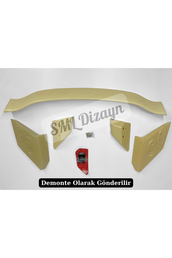 Ford Focus MK4 sedan bagaj kapagina birebir uyumlu boyatilabilir esnek ABS plastik yuksek bagaj spoileri