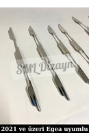 front grill chrome molding trims for 2021-2022-2023-2024 fiat tipo