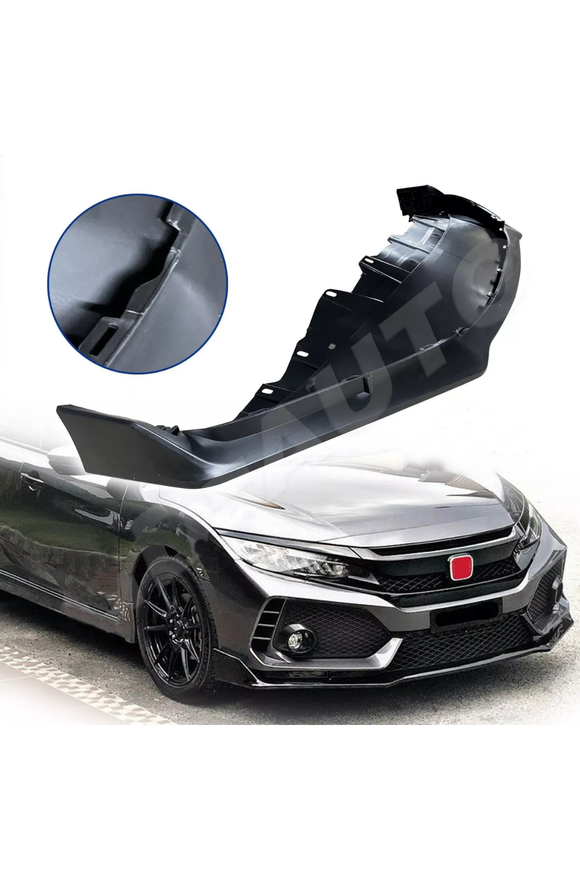 type r front lip for honda civic 10th gen sedan