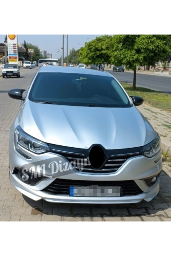 front lip splitter for renault megane 4