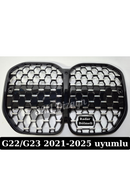 diamond front grill for bmw g22-g23 