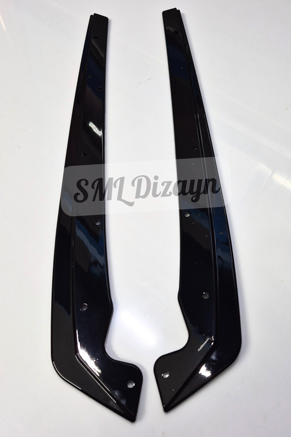 rear side lips splitters for bmw g30