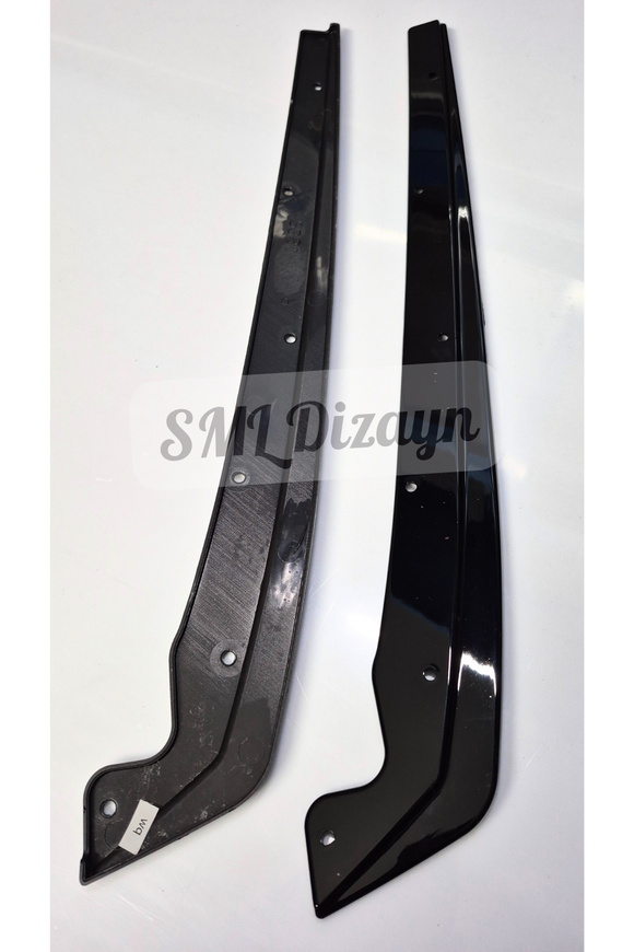 rear side lips splitters for bmw g30