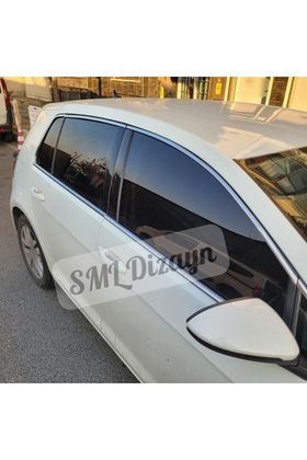 golf 7-7.5 krom cam çerçevesi