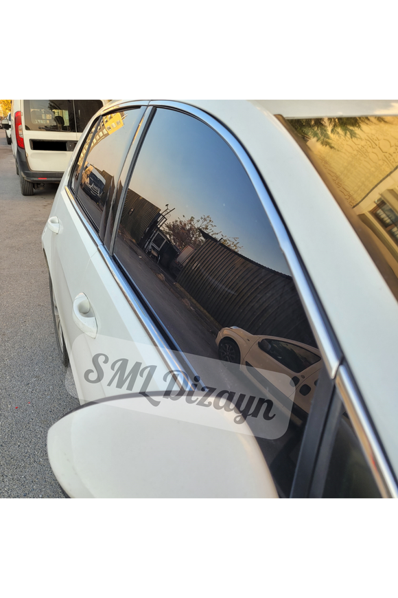 2012-2013-2014-2015-2016-2017-2018-2019-2020 golf 7-7.5 krom cam çıtası nikelajı