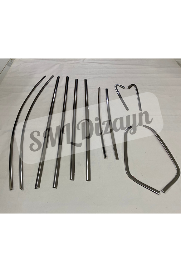 2012-2013-2014-2015-2016-2017-2018-2019-2020 golf 7-7.5 krom cam çıtası nikelajı