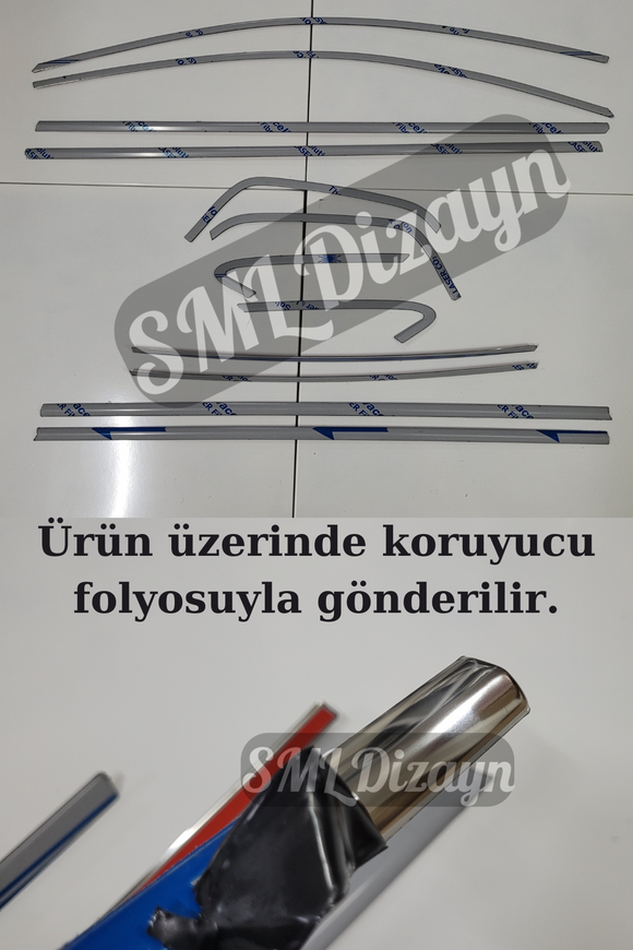 chrome window trims molding for volkswagen golf 7 and golf 7.5