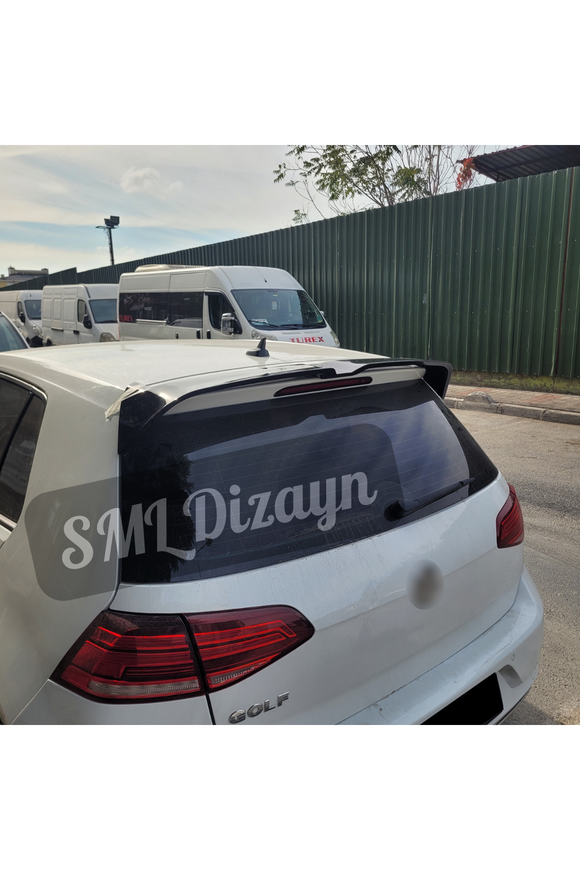 rear trunk spoiler for volkswagen golf 7-7.5