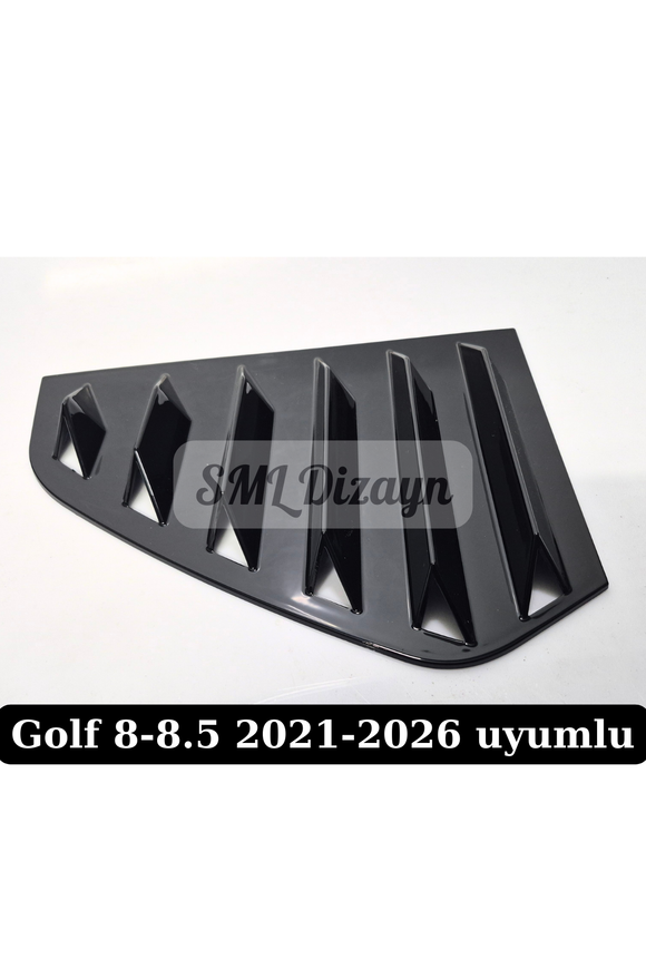 quarter window louvers for volkswagen golf mk8