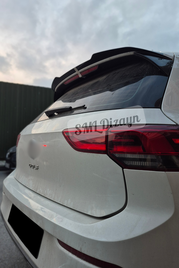 rear trunk spoiler for golf mk8