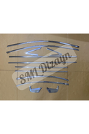 window chrome trim for honda civic 9th gen