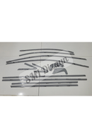 side window chrome trims for honda civic 9th gen