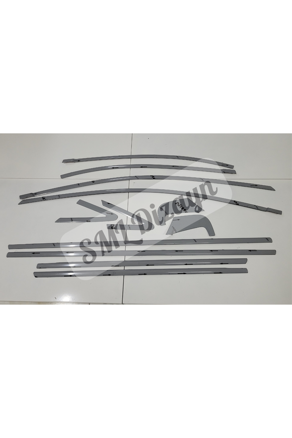 side window chrome trims for honda civic 9th gen