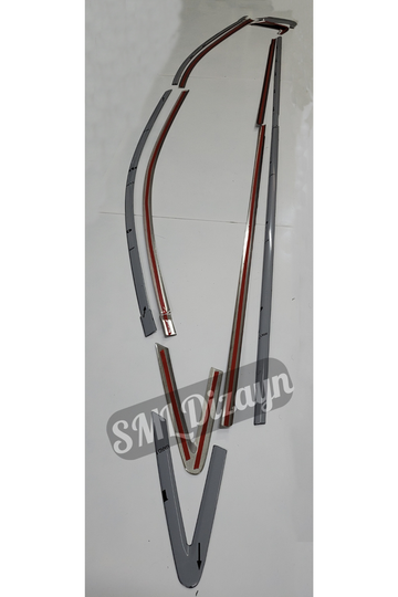 side window chrome trims for honda civic 9th gen