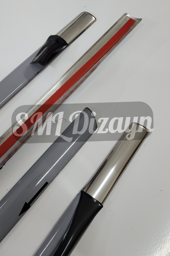 civic fb7 krom cam çıtası nikelajı kromları