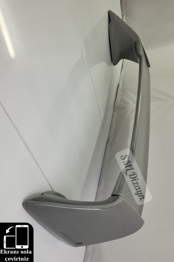 Civic Fb7 Spoiler Yüksek Bagaj üstü Spoyler Düz 3 Parça Boyasız 2012-2016