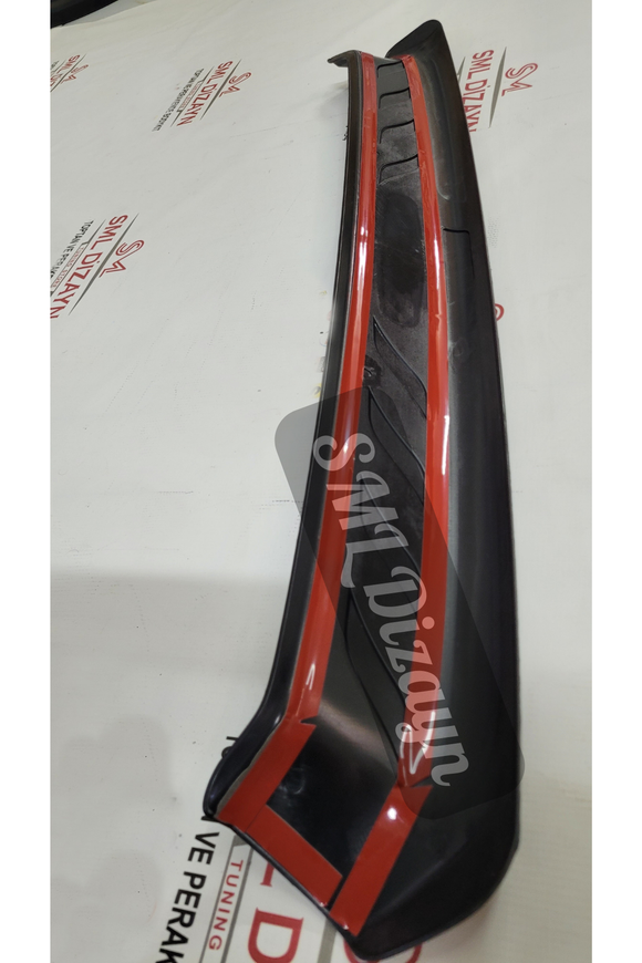 honda civic fc5 arka bagaj alt eşik koruma krom detaylı plastik kapağı