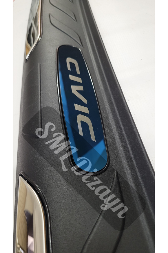 honda civic fc5 arka bagaj alt eşik koruma plastiği kapağı