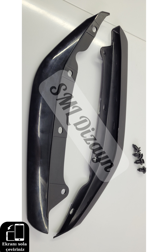 civic fc5 arka yan kenar flaplar sağ ve sol 